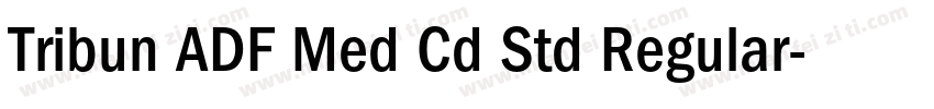 Tribun ADF Med Cd Std Regular字体转换